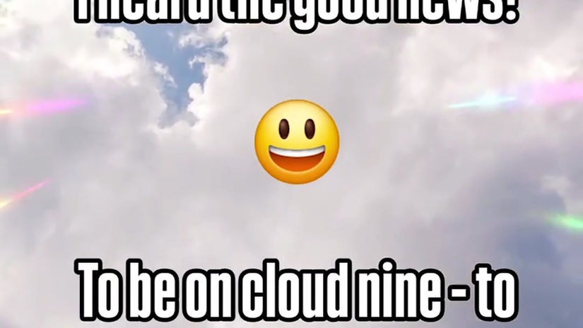 on cloud nine